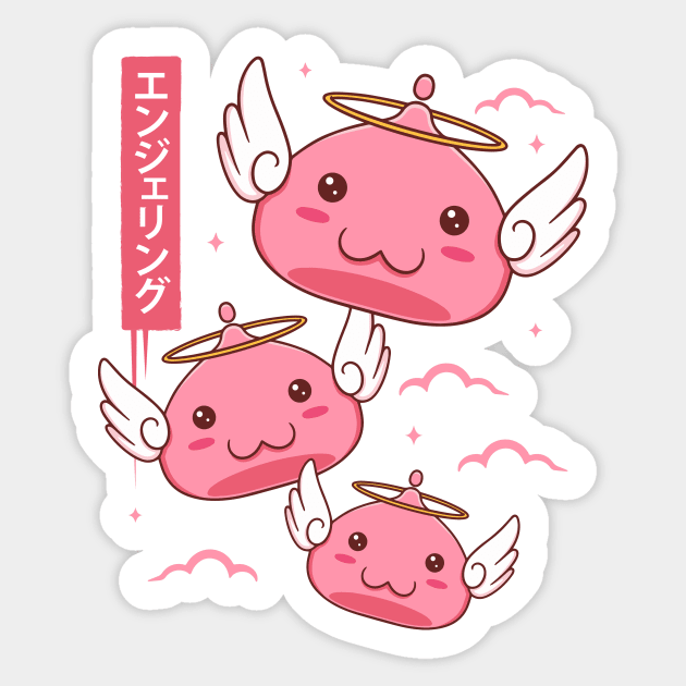 Slimes Fallen from Heaven Sticker by Alundrart